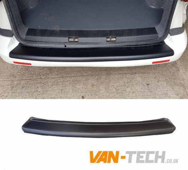 VW T5 Rear Bumper protector Matte Black Tailgate 20032009 VanTech