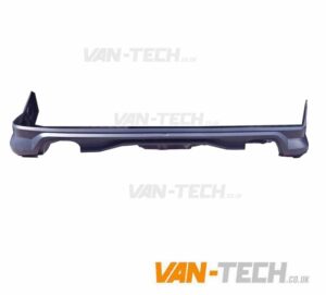 VW Transporter T6 Rear Tailgate Bumper Diffuser Splitter