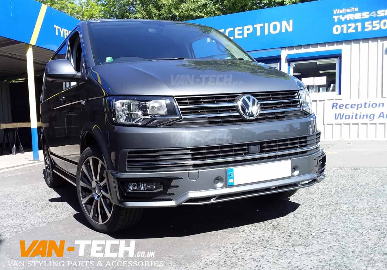 VW Transporter T6 Sportline Bumper and Rear Spoiler