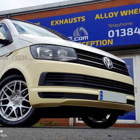 VW Transporter T6 Lowering kit 40MM H&R and DRC DRM Alloy Wheels