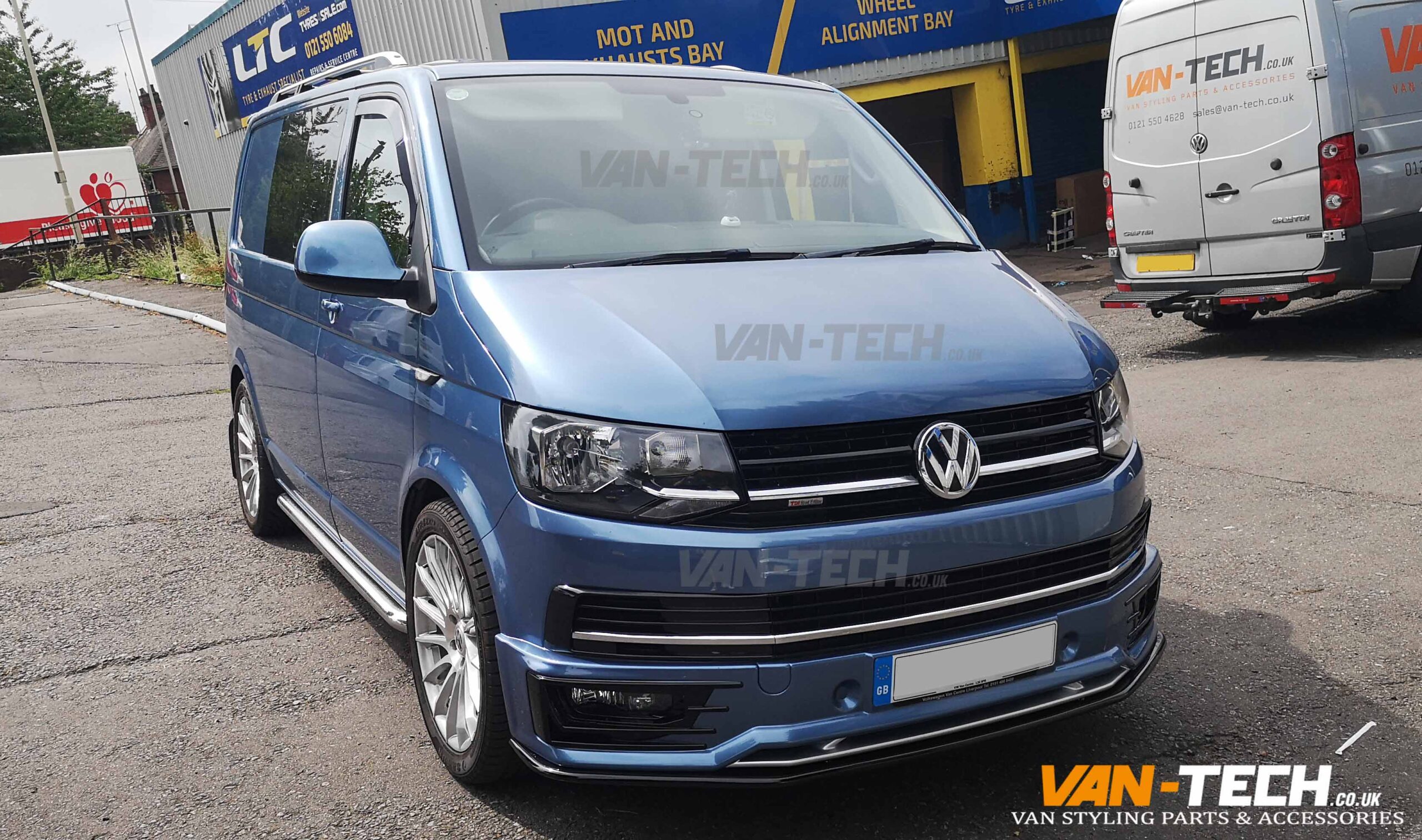 VW Transporter T6 Parts supplied and fitted including Sportline Bumper, Splitter and much more!