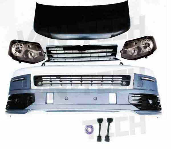 VW T5 to T5.1 Front End Conversion Styling Pack Standard Lights