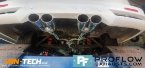 Proflow Custom Built VW T5.1 Transporter Dual Middle Exhaust made from Stainless Steel