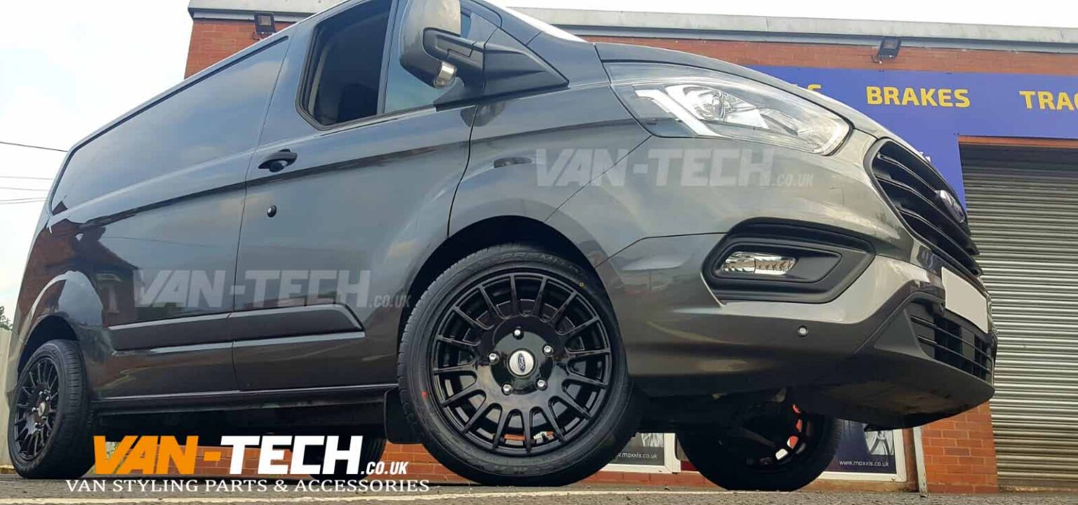 Set Of 18 Gloss Black M Sport Style Alloy Wheels Ford Transit Custom Set Of 18 Gloss Black M Sport Style Alloy Wheels Ford Transit Custom