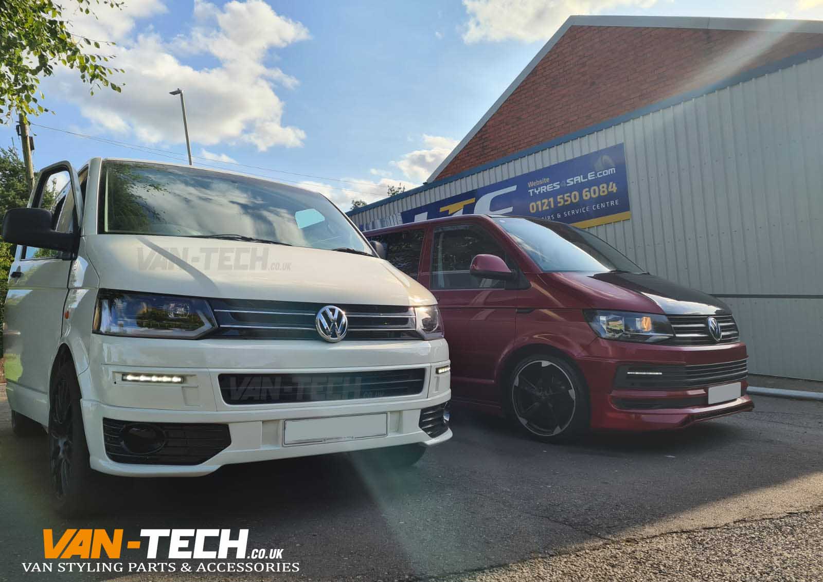 VW T5-X Styling Front End Premium 10-15 Upgrade Full Kit Facelift Pain –  Van-X