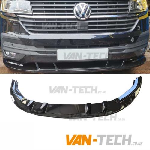 VW Transporter T6.1 Front Lower Splitter Fits Models with Standard Bumper