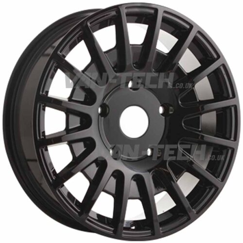 JBW TMS Ford Transit Alloy Wheels Gloss Black 18"