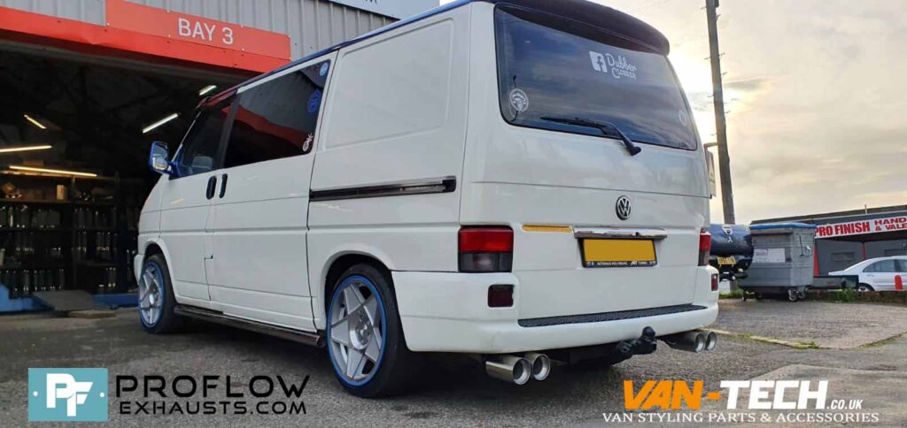 VW Transporter T4 Custom Exhaust Middle and Rear Daul Exit