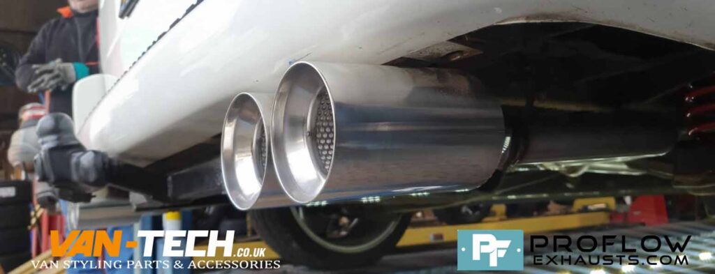 VW Transporter T4 Custom Exhaust Middle and Rear Daul Exit