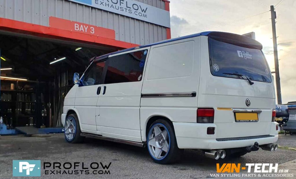VW Transporter T4 Custom Exhaust Middle and Rear Daul Exit