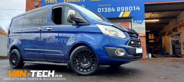 JBW TMS Ford Transit Alloy Wheels Gloss Black 18"