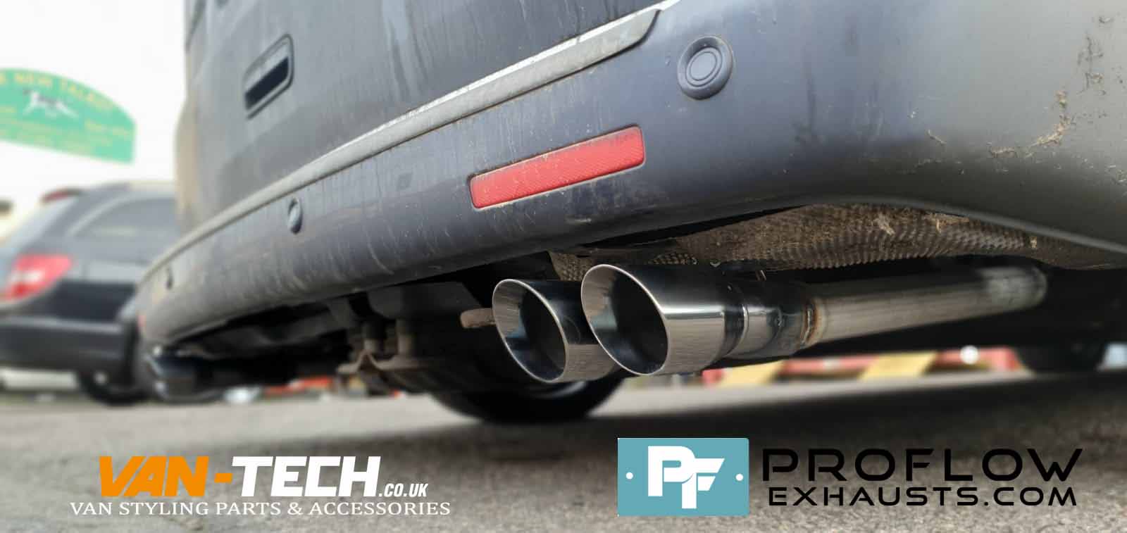 VW Transporter T5.1 Custom Exhaust Middle and Rear