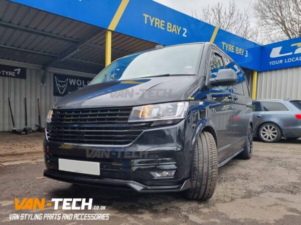 VW Transporter T6.1 Badgeless Grille GLOSS BLACK