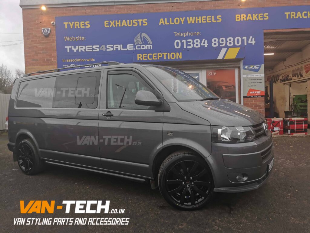 BIMECC Black Bolt & Nut Conversion Kit - Fit Range Rover Alloy Wheels To VW T5 / T6 / T28 / T30