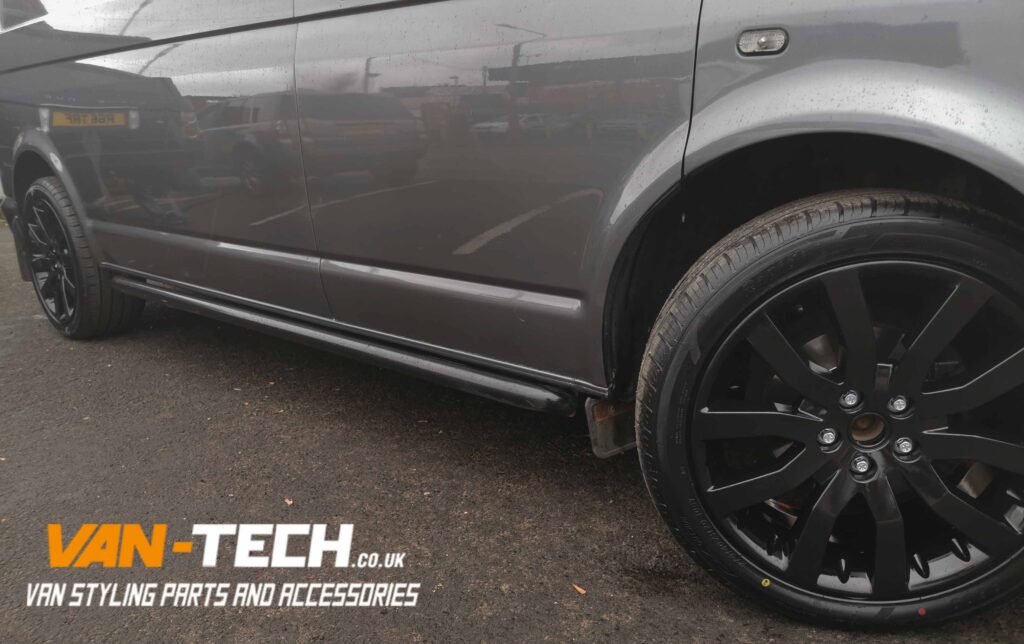 Alloy Wheel Conversion kit for fitting Range Rover Wheels on a VW Transporter T5.1