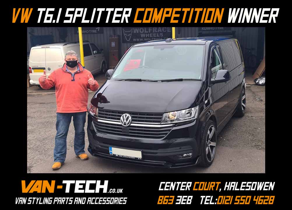 Congratulations to our VW T6.1 Splitter Prize Winner