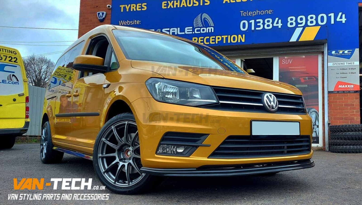 VW Caddy BOLA VST Alloy Wheels 18" and a set of Maxxis HP5 Tyres VanTech