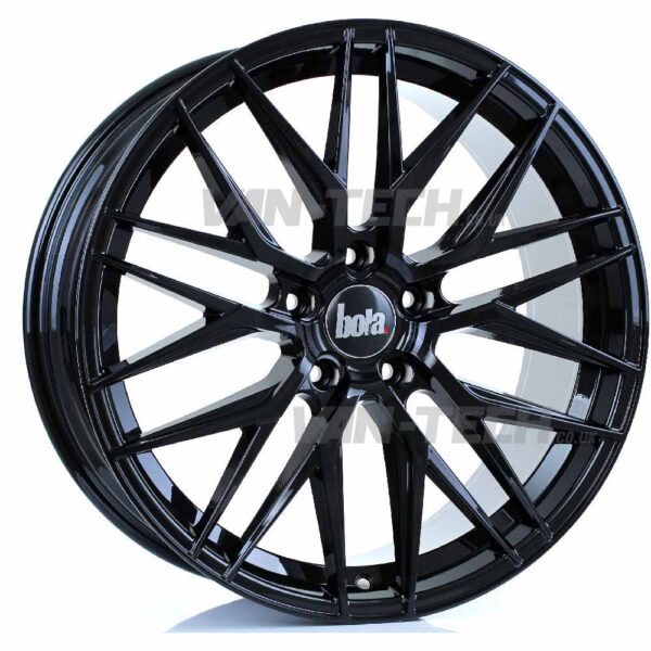 VW T5 T5.1 T6 Bola B22 20" Alloy Wheels Gloss Black