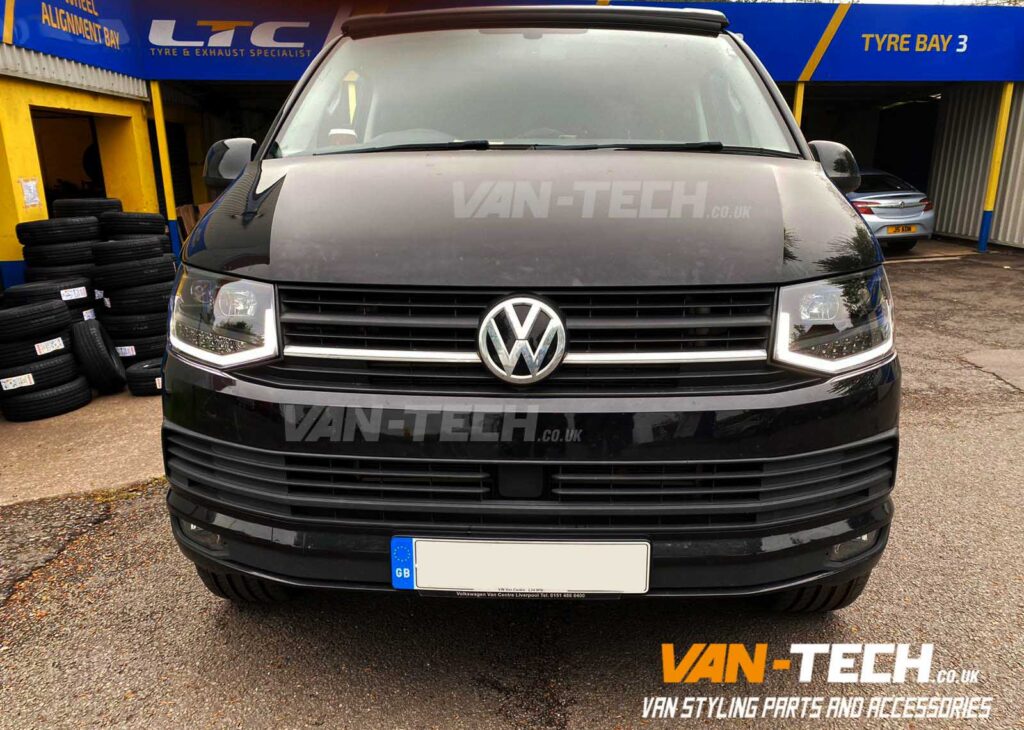 VW T6 LED DRL Light Bar Headlights with Dynamic Indicators