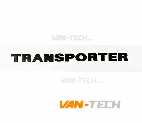 VW Transporter Decal / Sticker TRANSPORTER Black