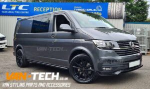 VW Transporter T6.1 Alloy Wheels Side Bars and Lower Splitter / Spoiler