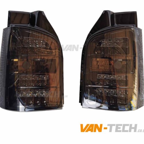 VW T5 T5.1 LED Smoked Rear Lights Tailgate Only