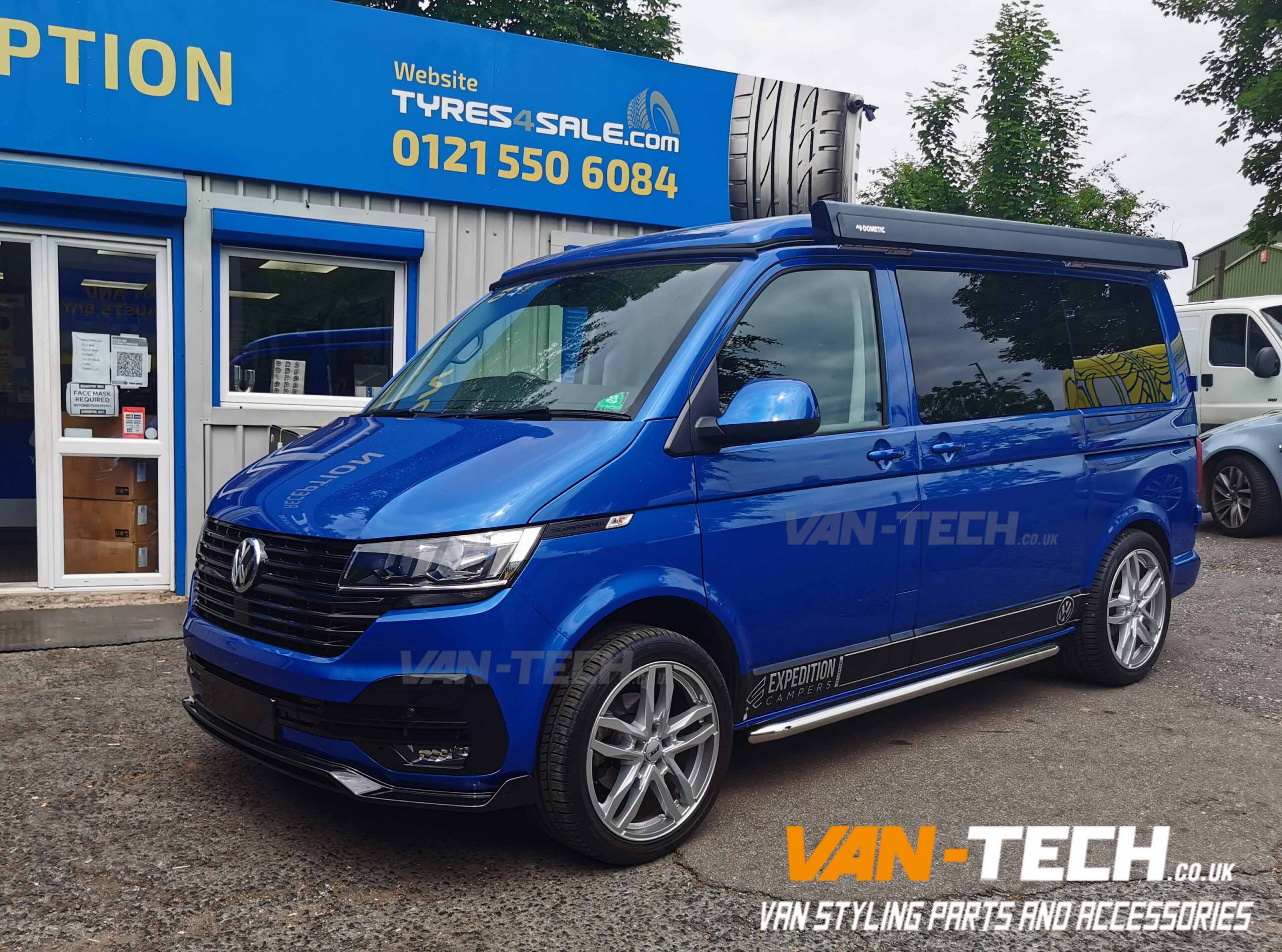 VW Transporter T6.1 Front Styling Parts Grille, Lower Splitter and Side