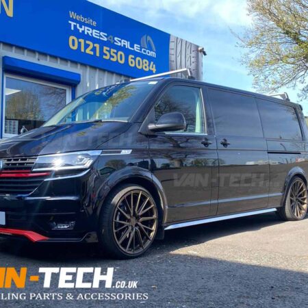 VW Transporter T6.1 Parts Angular Side Bars and Lower Front Spoiler / Splitter