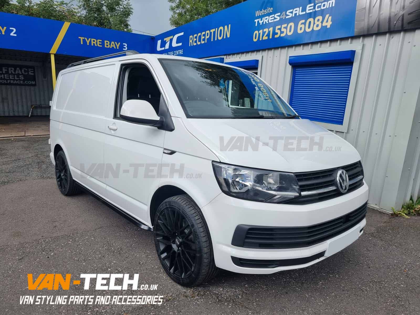 VW Transporter T6 Parts and Accessories Side Bars, Alloy Wheels and Roof Rails
