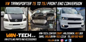 VW Transporter T5 to T5.1 Front End Conversion Kit with Dynamic Headights