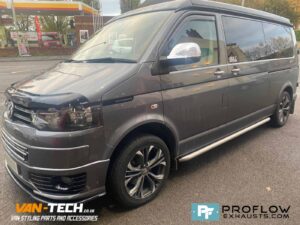 VW Transporter T5 T5.1 Stainless Steel Exhaust Exit