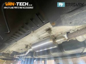 VW Transporter T5 T5.1 Stainless Steel Exhaust Exit
