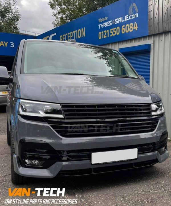 VW T6.1 Startline to Highline Upgrade Pack Barn Door with Badgeless Grille and V-Line Splitter