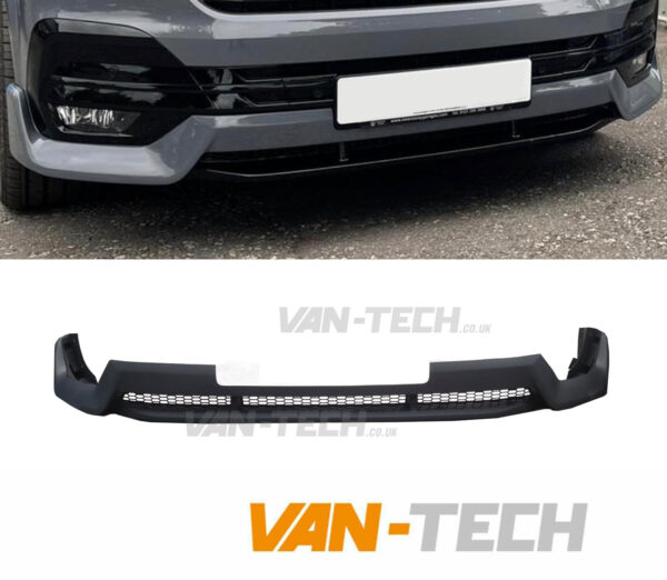 VW Transporter T6.1 V-Line Front Spoiler Splitter Bumper Extension