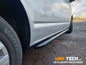 VW Transporter T6.1 Parts Black Sportline Side Bars, Rear bumper Protector and Rear Spoiler