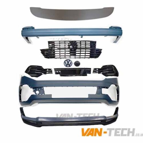 VW T6.1 Startline to Highline Upgrade Pack Tailgate with Badged Grille and Bumper Extension