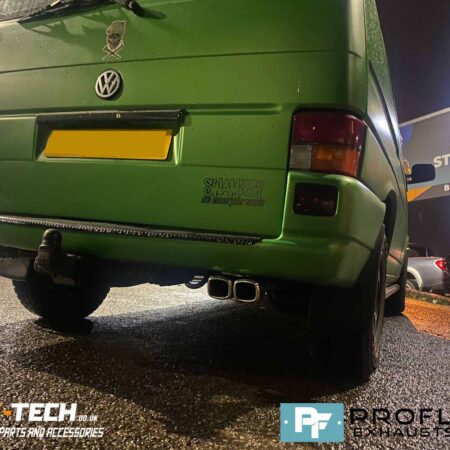 VW T4 Stainless Steel Exhaust Middle and Dual Rear Twin Exit