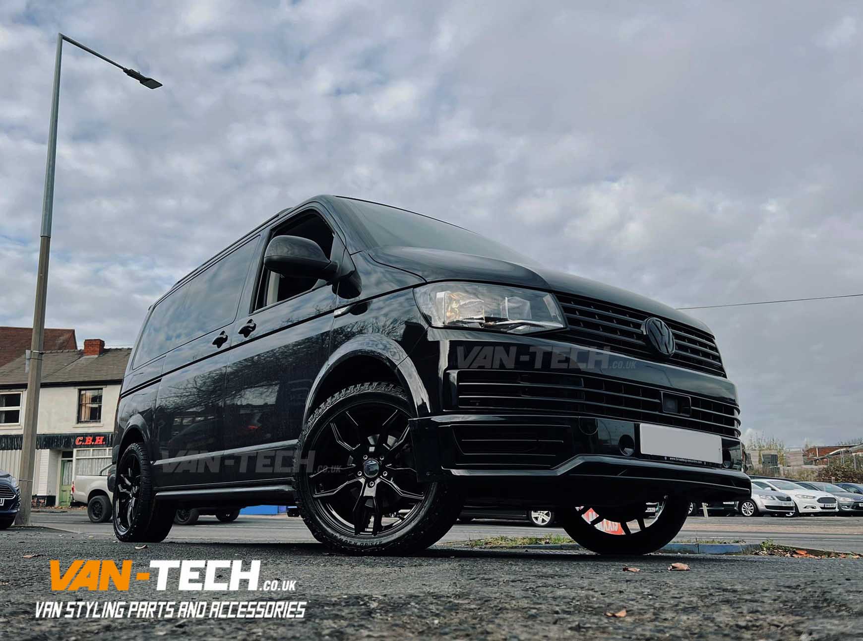 VW Transporter T6 Alloy Wheel Refurbishment Service and Matador All Terrian Tyres