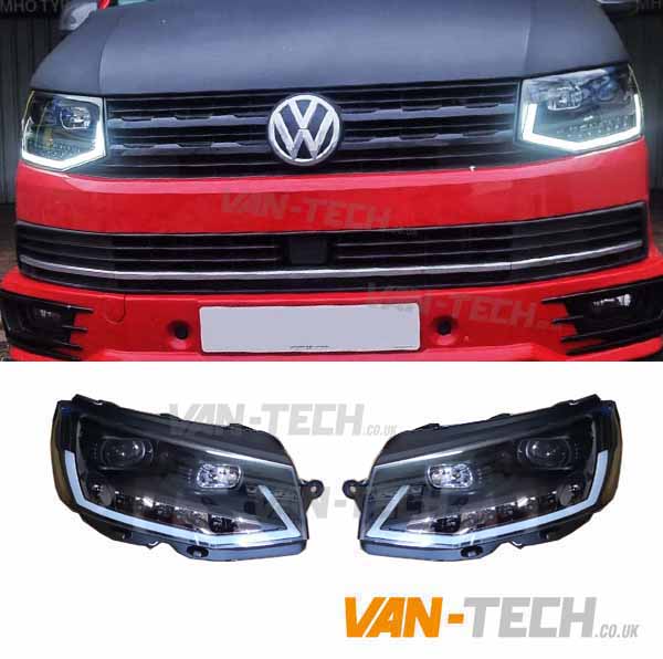 VW Transporter T6 Parts and Accessories Lightbar Headlights with