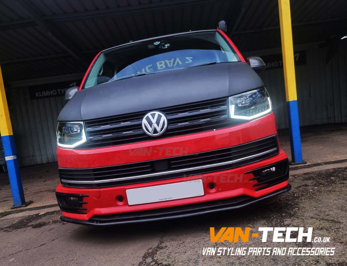 VW Transporter T6 Parts and Accessories Lightbar Headlights with Dynamic Indicator