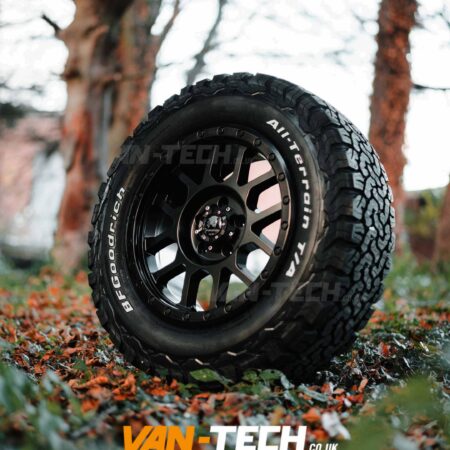 VW Transporter Swamper Alloy Wheel and All Terrain Tyre Packages available at Van-Tech