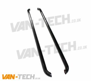 VW Transporter T6.1 Parts and Accessories Black Sportline Style Side Bars, Aluminium Black Roof Rails and Rear Black Transporter Badge
