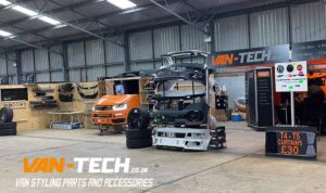 Van-Tech are setting up our Trade stand for a busy Weekend at Busfest