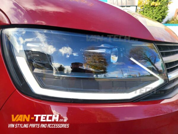 VW Transporter T6 LED Light Bar Headlights Dynamic Indicators supplied and fitted