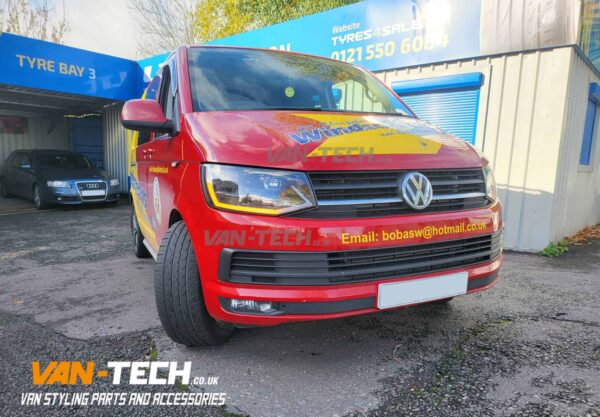 VW Transporter T6 LED Light Bar Headlights Dynamic Indicators supplied and fitted