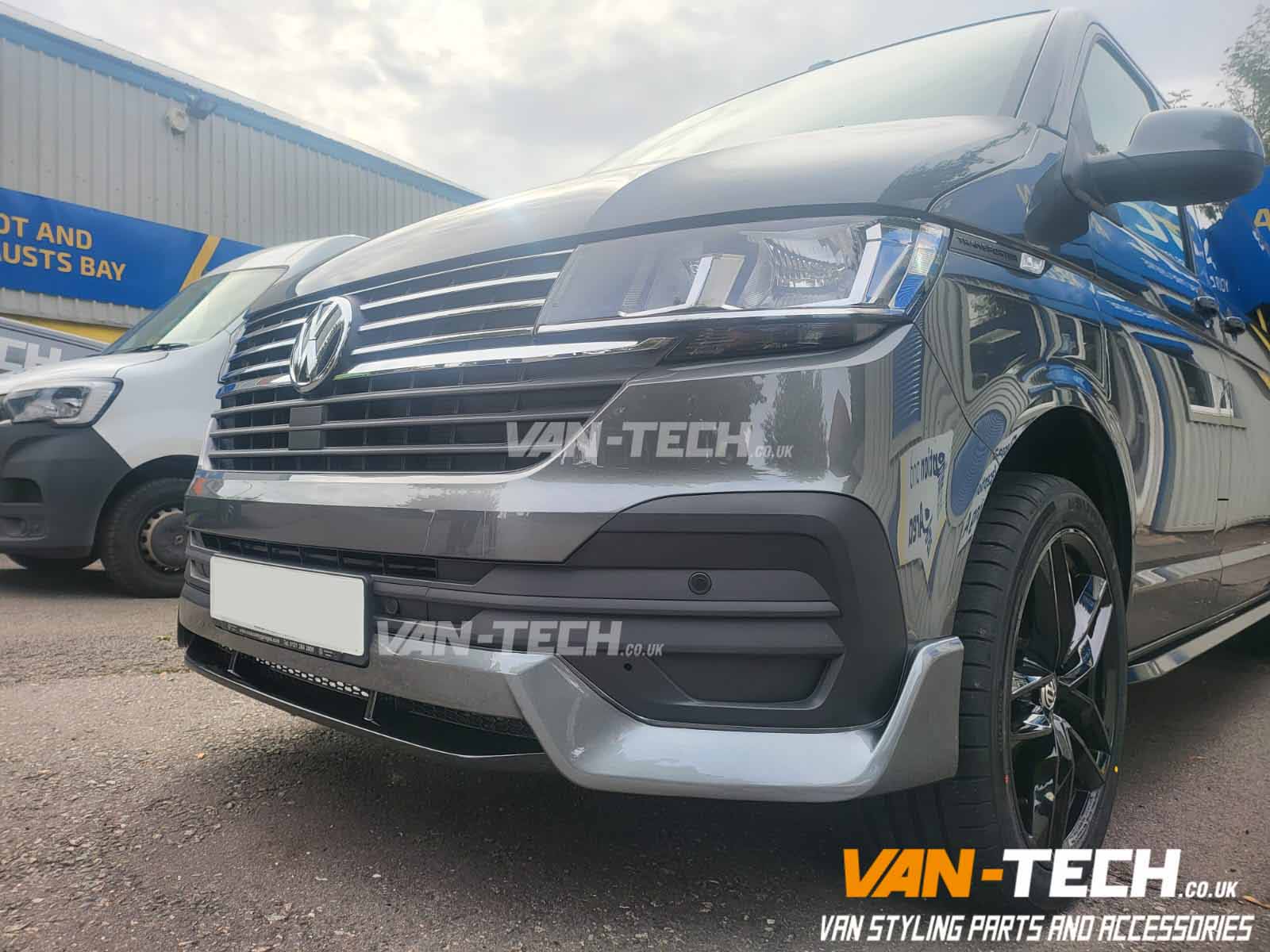 VW Transporter T6.1 Parts and Accessories V-line Front Bumper Extension, Side Bars, Roof Rails and Bumper Cover