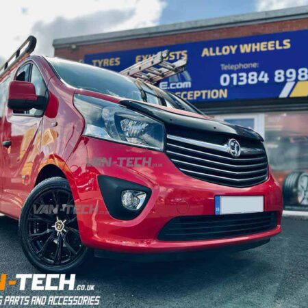 Wolfrace Matrix 18" Alloy Wheels and a set of 235/50 18 Maxxis Tyres for Vauxhall Vivaro