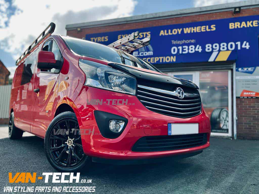 Wolfrace Matrix 18" Alloy Wheels and a set of 235/50 18 Maxxis Tyres for Vauxhall Vivaro
