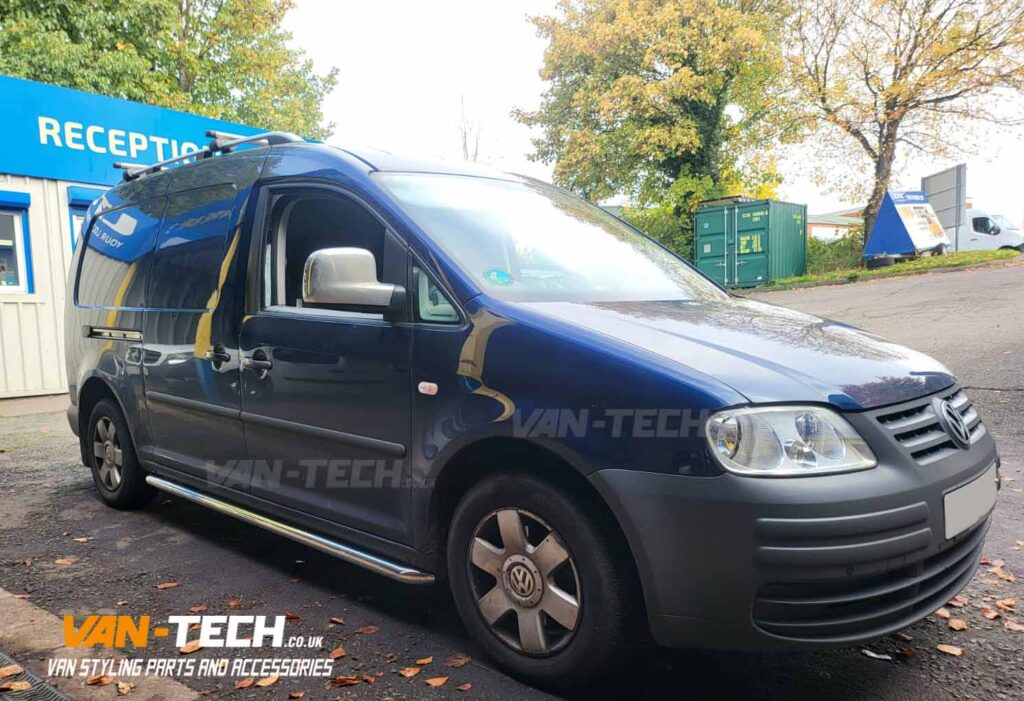 VW Caddy Sportline O.E Stainless Steel Style Side Bars 2005 2015