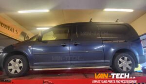 VW Caddy Sportline O.E Stainless Steel Style Side Bars 2005 – 2015